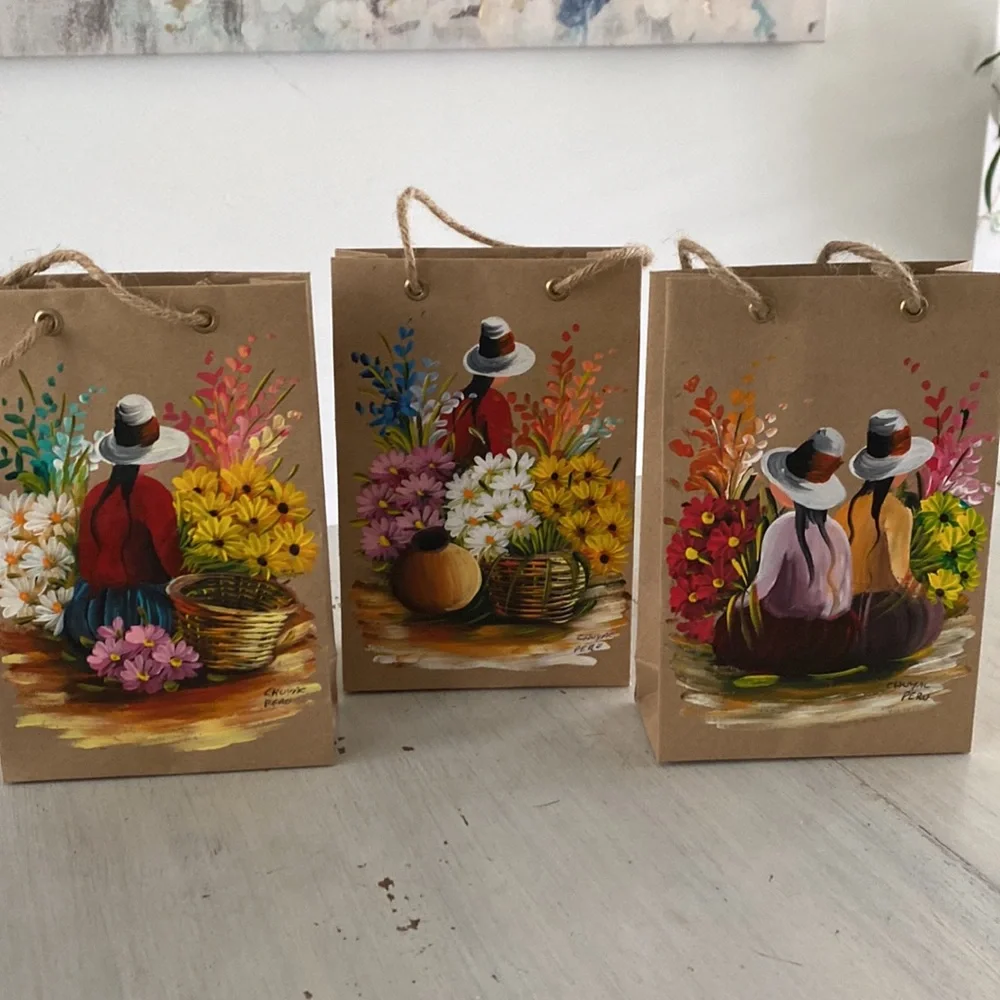 Peruvian Artist Gift Bag Set of 3