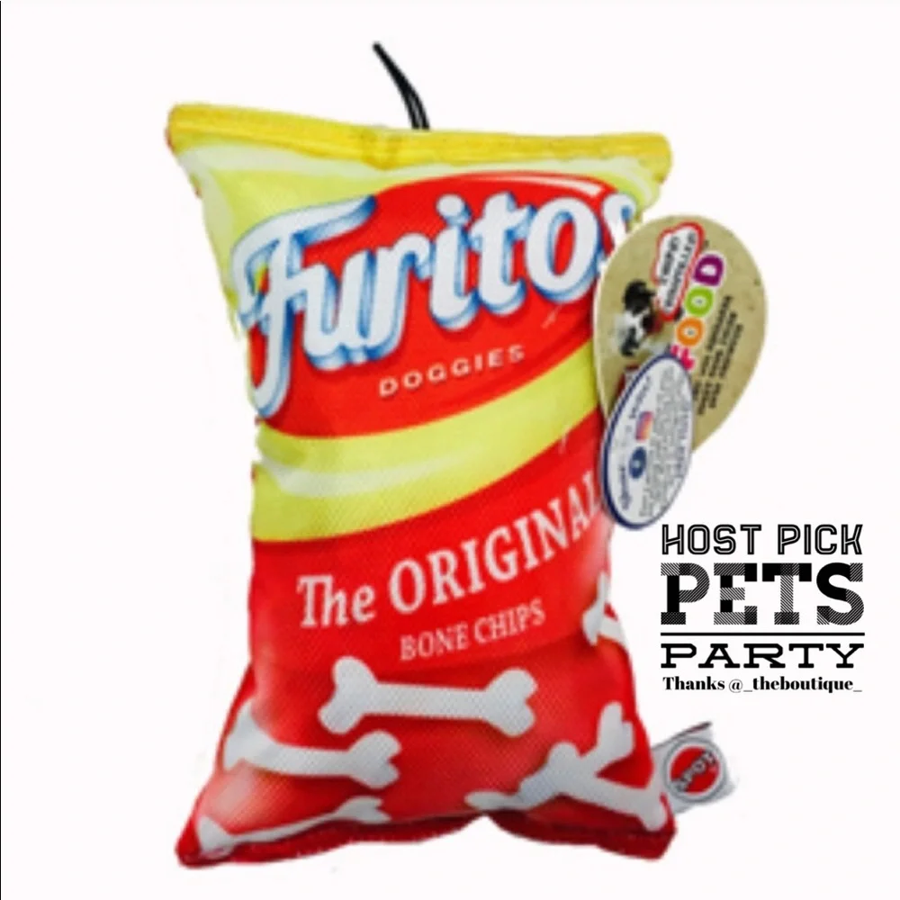 🆕 Spot Fun Foods Furiotos (Fritos) Chips Dog Toy