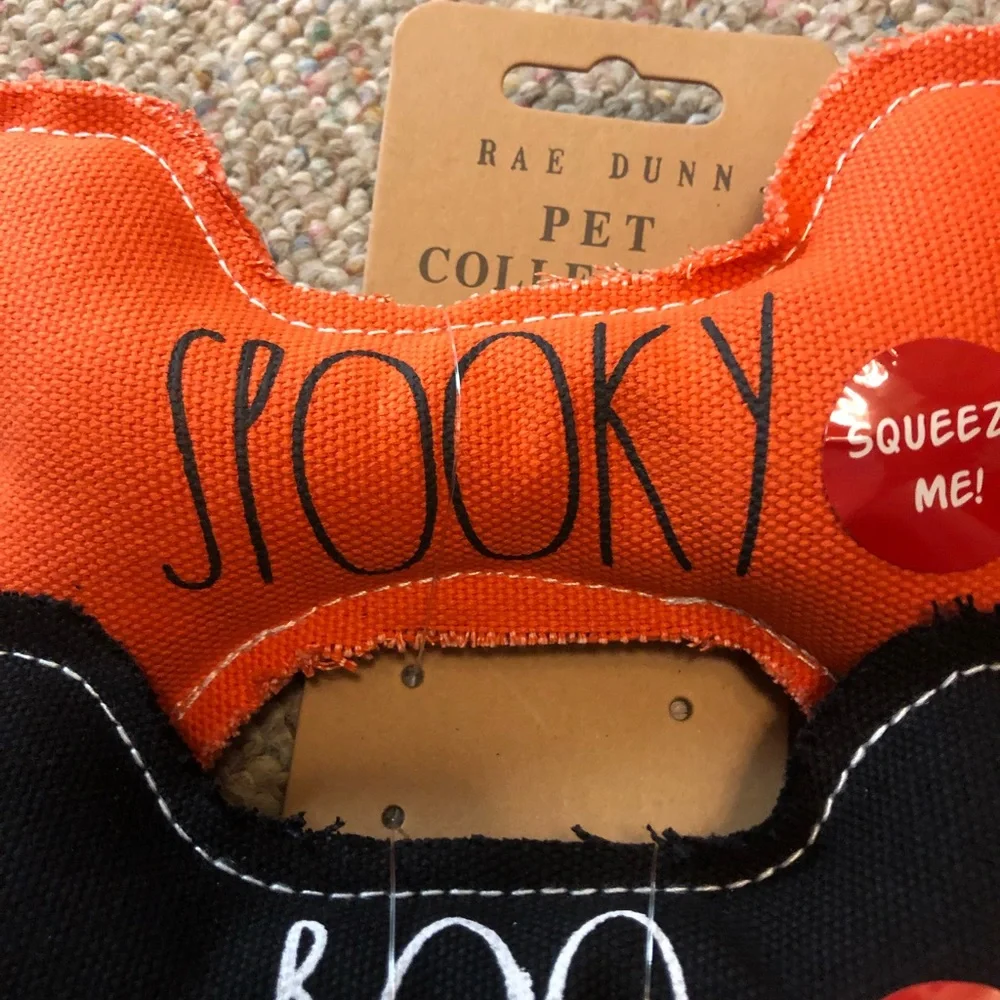 🎉 HP 🆕 Rae Dunn Halloween Spooky & Boo Dog Toys