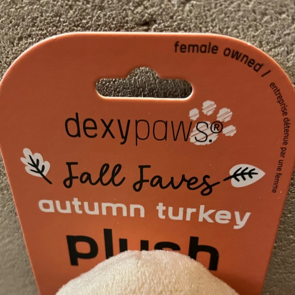 🆕 Dexy Paws Turkey Dog Toy