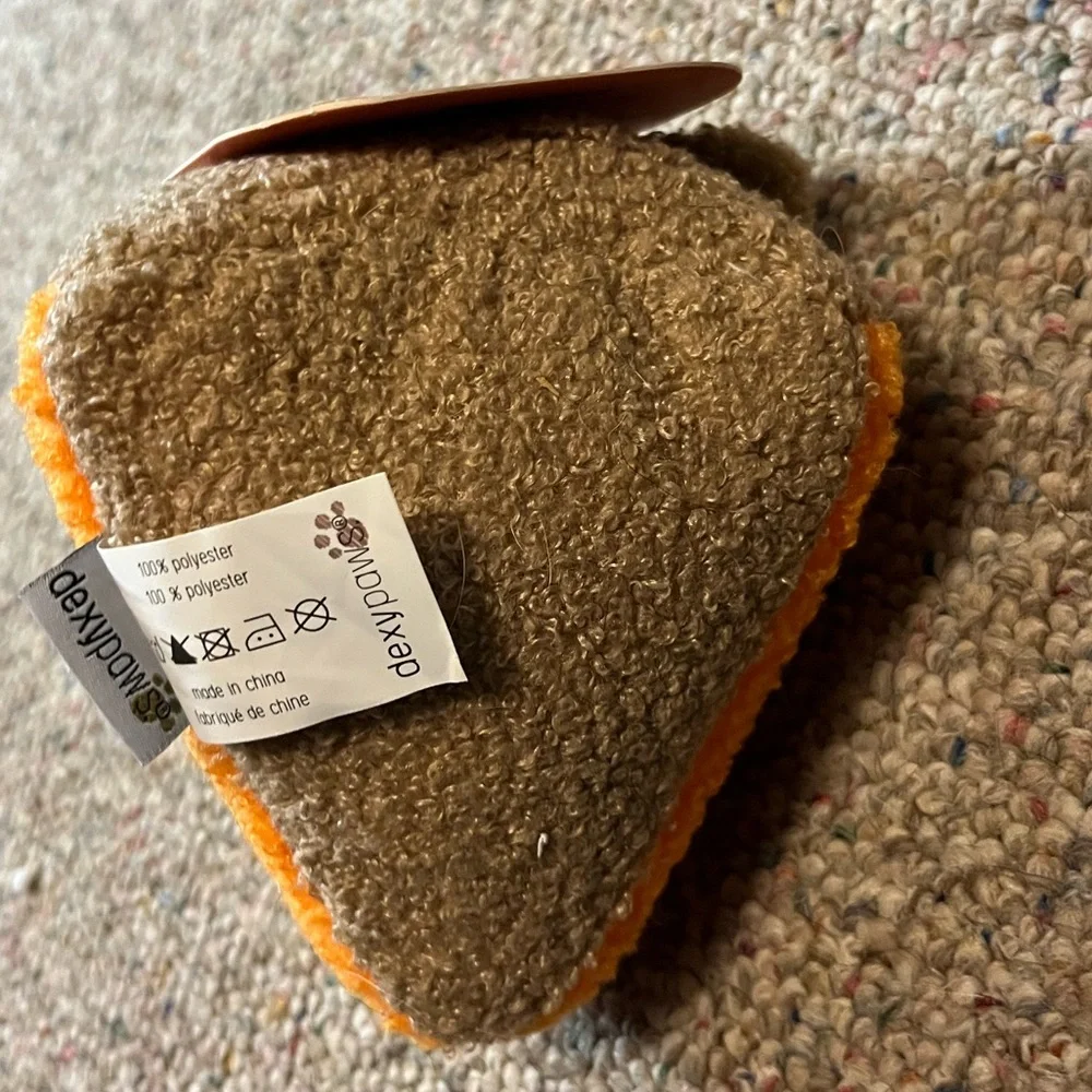 🆕 Dexy Paws Pumpkin Pie Dog Toy