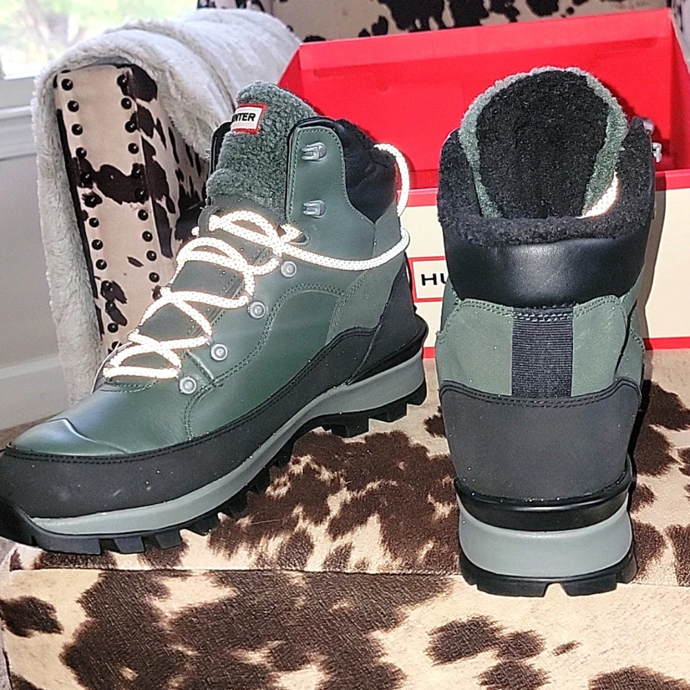 💚 New In Box!! Leather Hunter Men's Explorer Waterproof Insulated Boot Sz 11