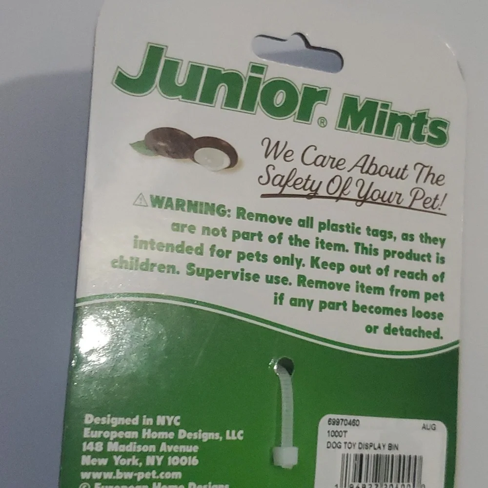 European Home Designs Junior Mints Scented Rope Toy For Dogs