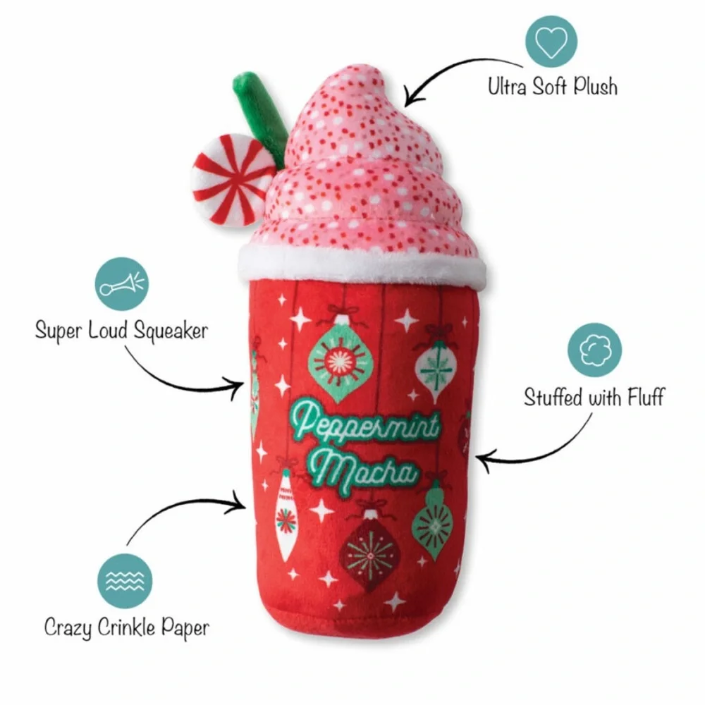🆕 Fringe Studio Peppermint Mocha Dog Toy