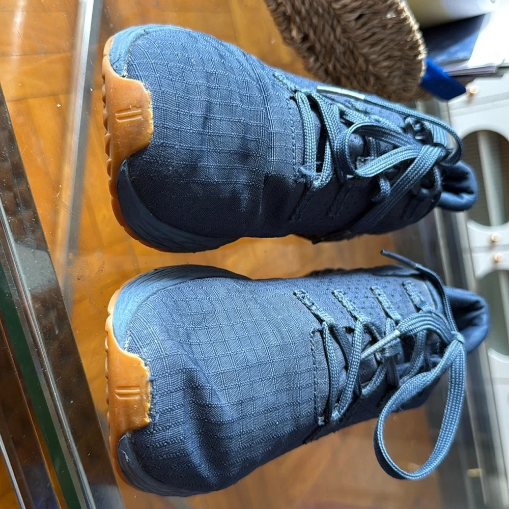 NOBULL Ripstop Runner shoes in Iridescent Blue.