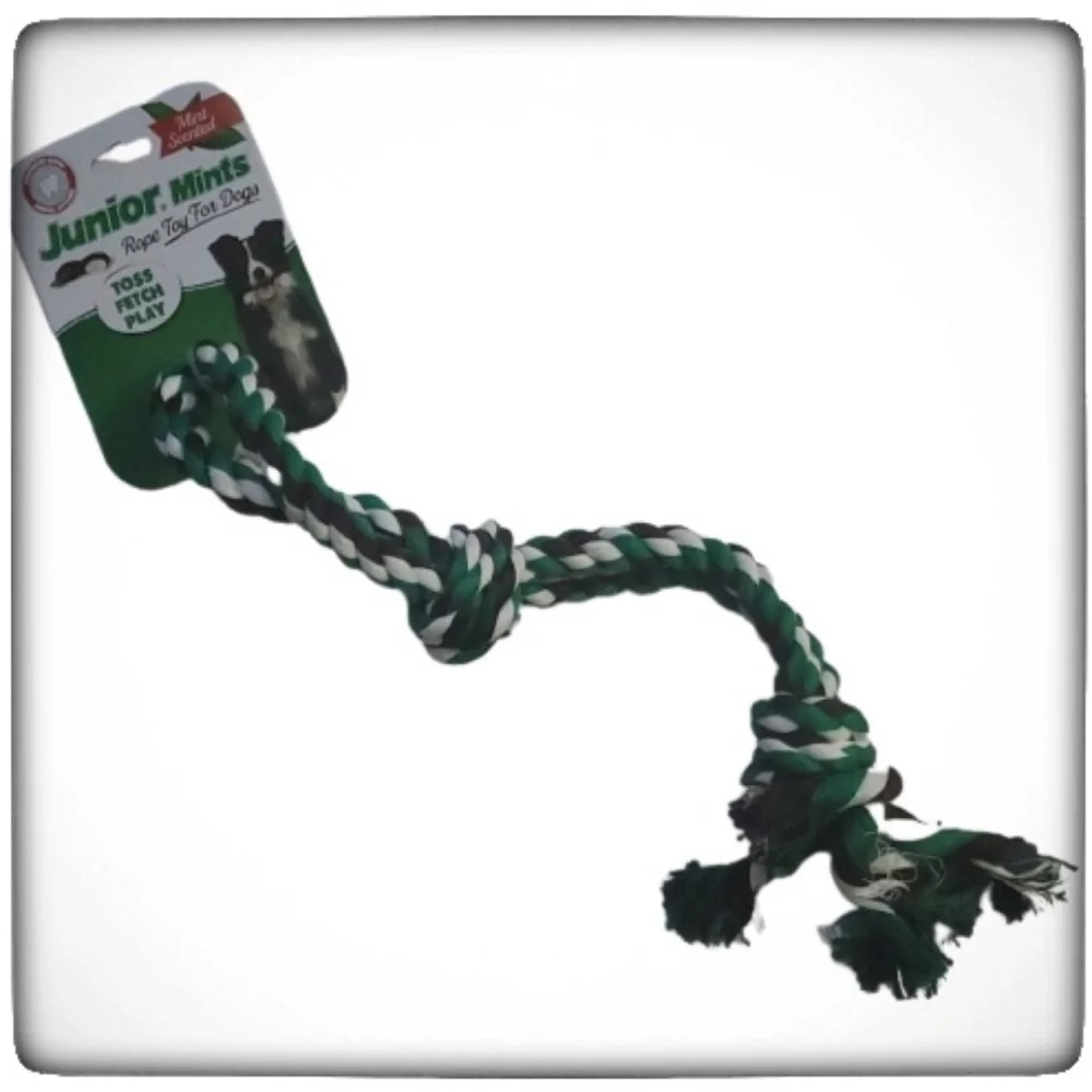 European Home Designs Junior Mints Scented Rope Toy For Dogs