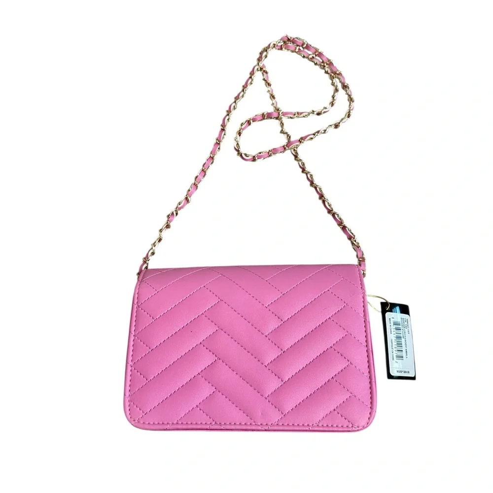 bebe Sophia Crossbody Bag Bubblegum