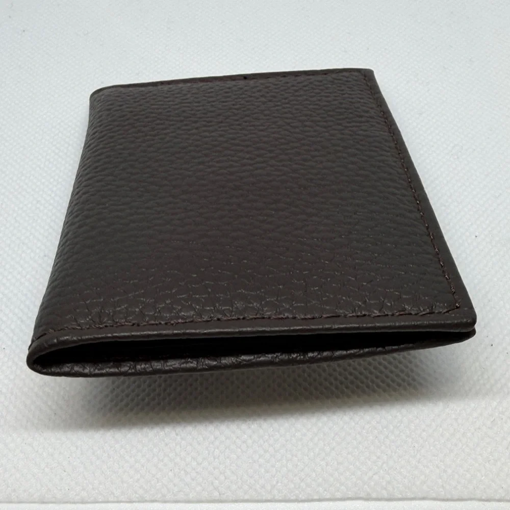 ARIAT Card Holder Black Pebbled Leather
