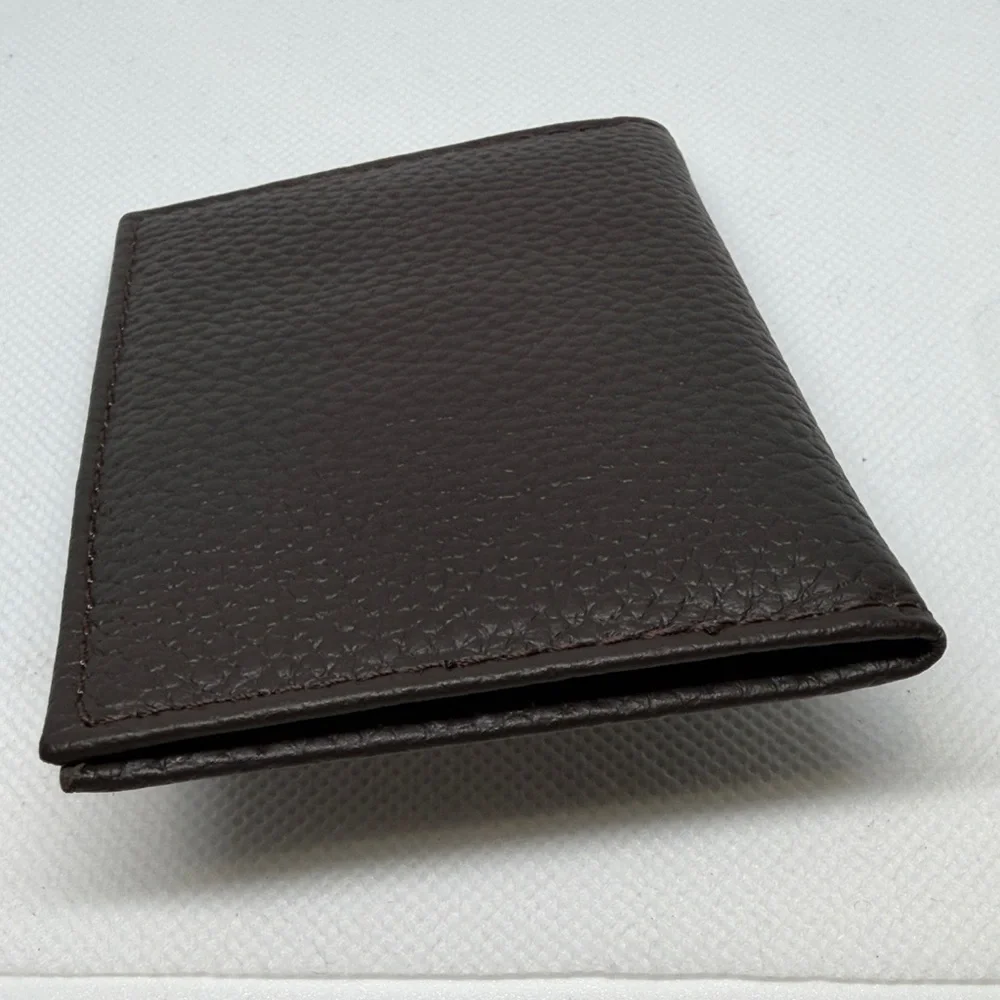 ARIAT Card Holder Black Pebbled Leather