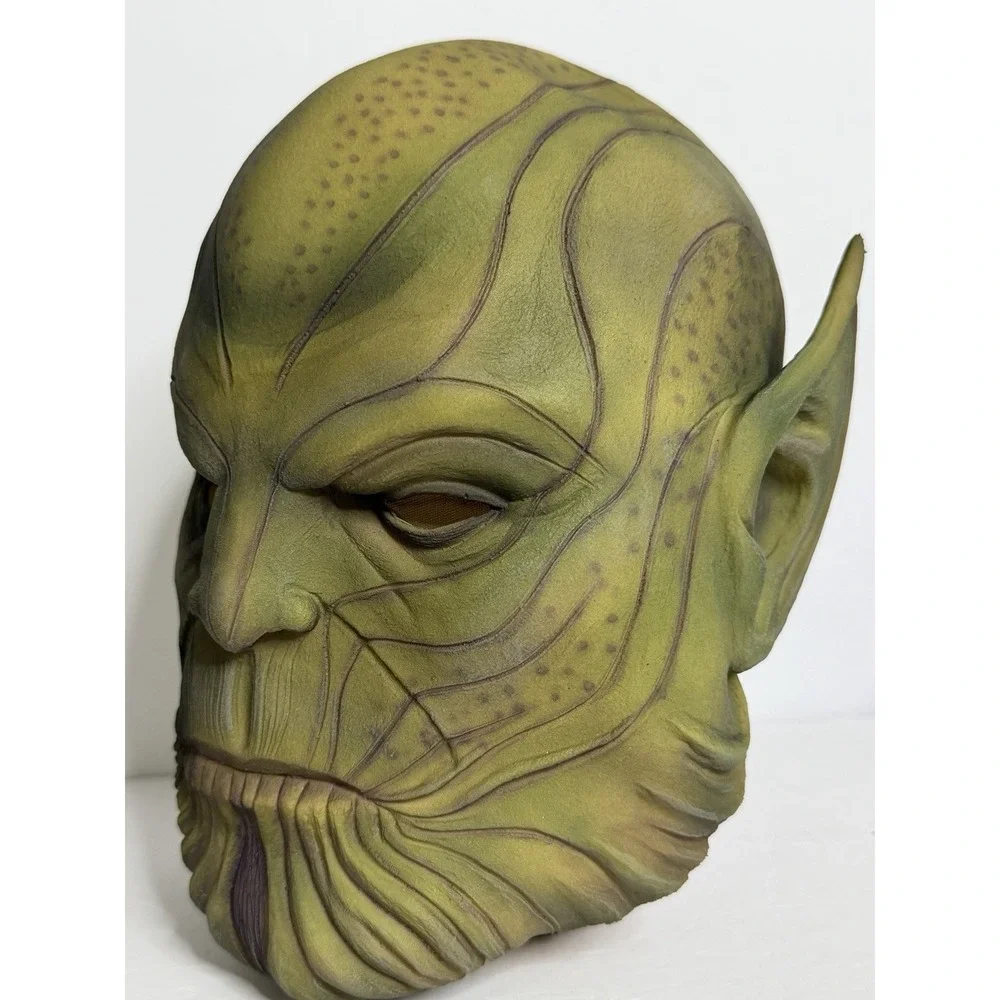 Captain Marvel Latex Skrull Adult Mask