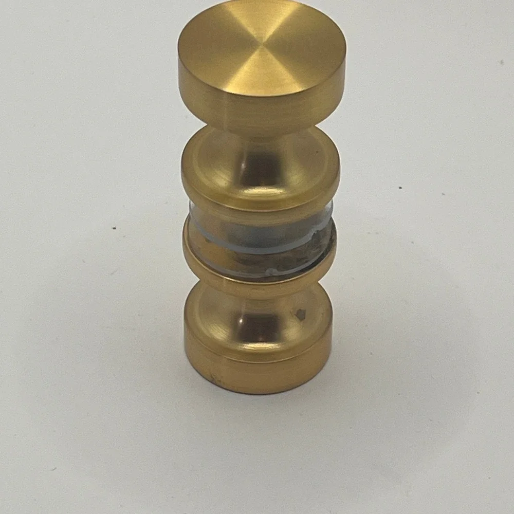 Modern Brass Drawer Pull Cabinet Handle Door Knob Glass Shower Door Hardware