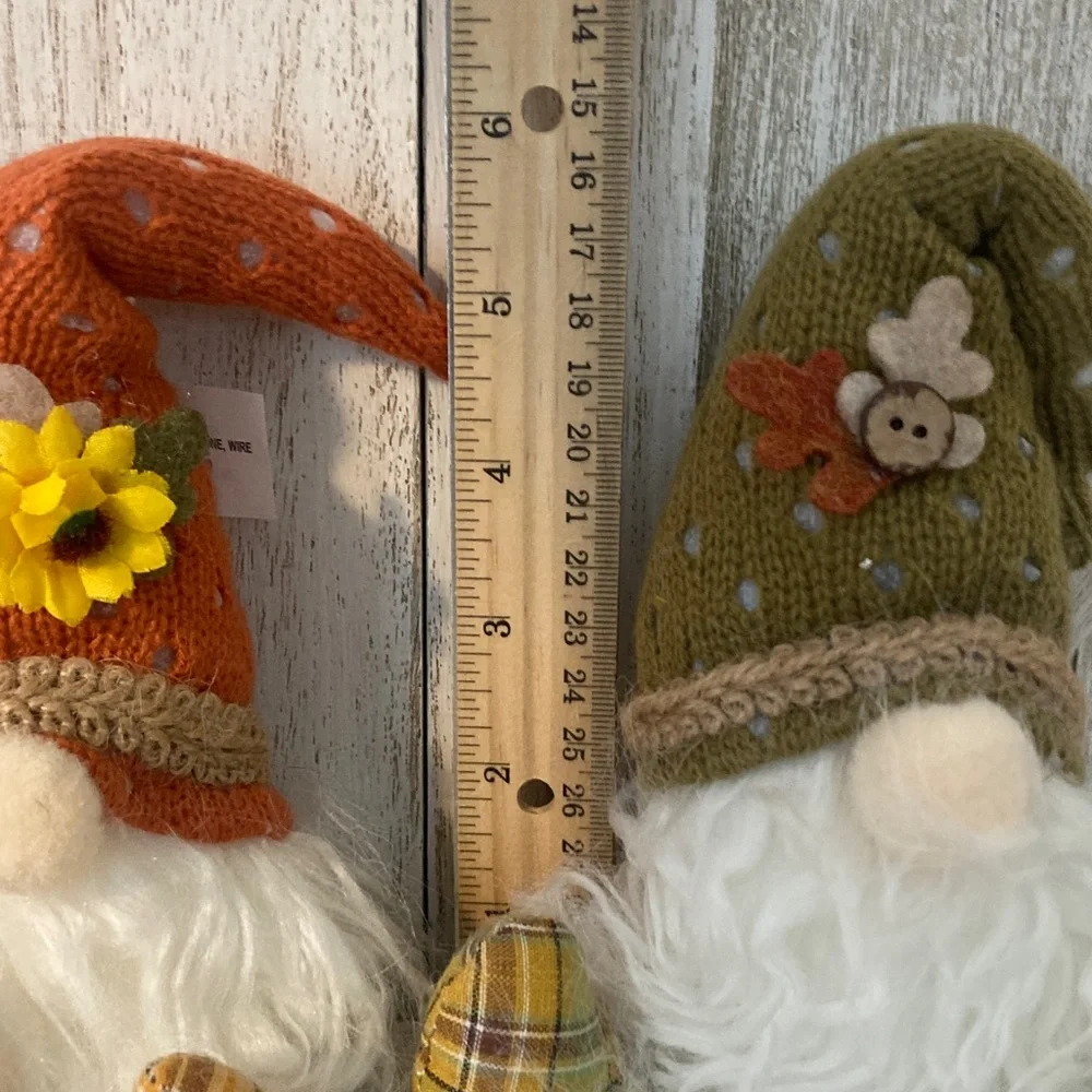 Hobby Lobby 2021 Festive Gnome Decor Set - Orange and Green