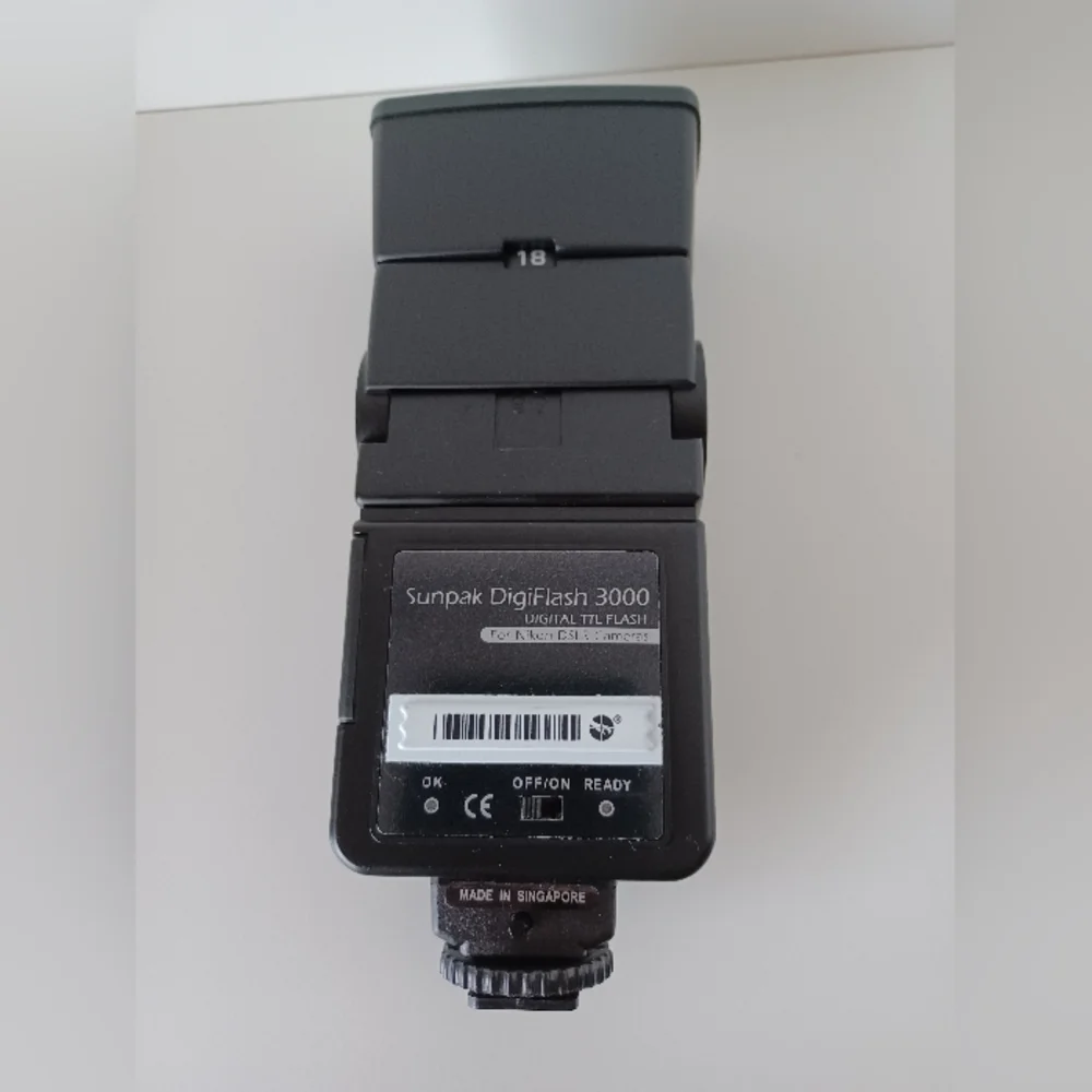 Sunpak DigiFlash 3000 External Flash For Nikon DSLR Camera Accessory