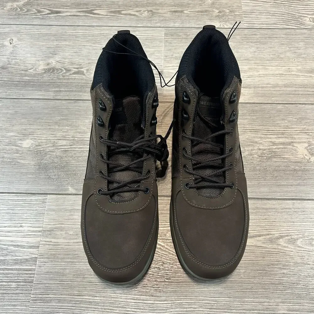 Weatherproof Stoll Cold Brown Boots Insulated Waterproof NIB Size 12