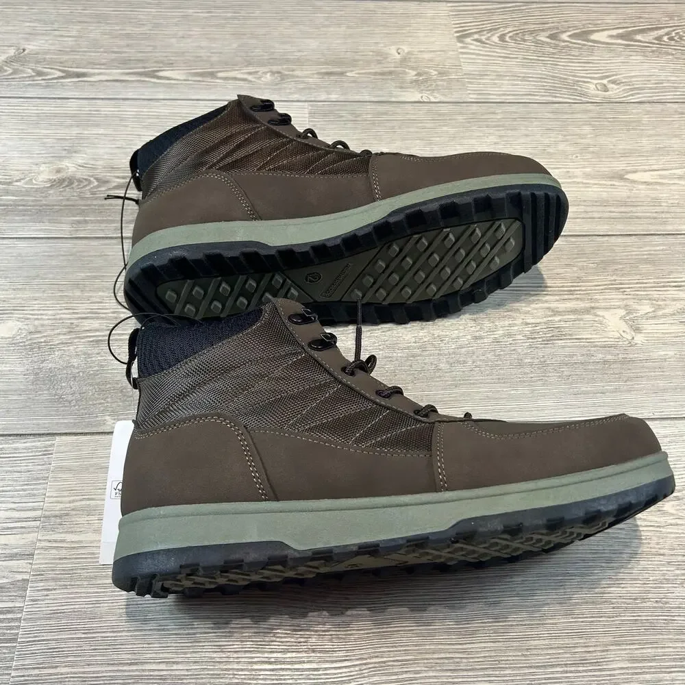 Weatherproof Stoll Cold Brown Boots Insulated Waterproof NIB Size 12