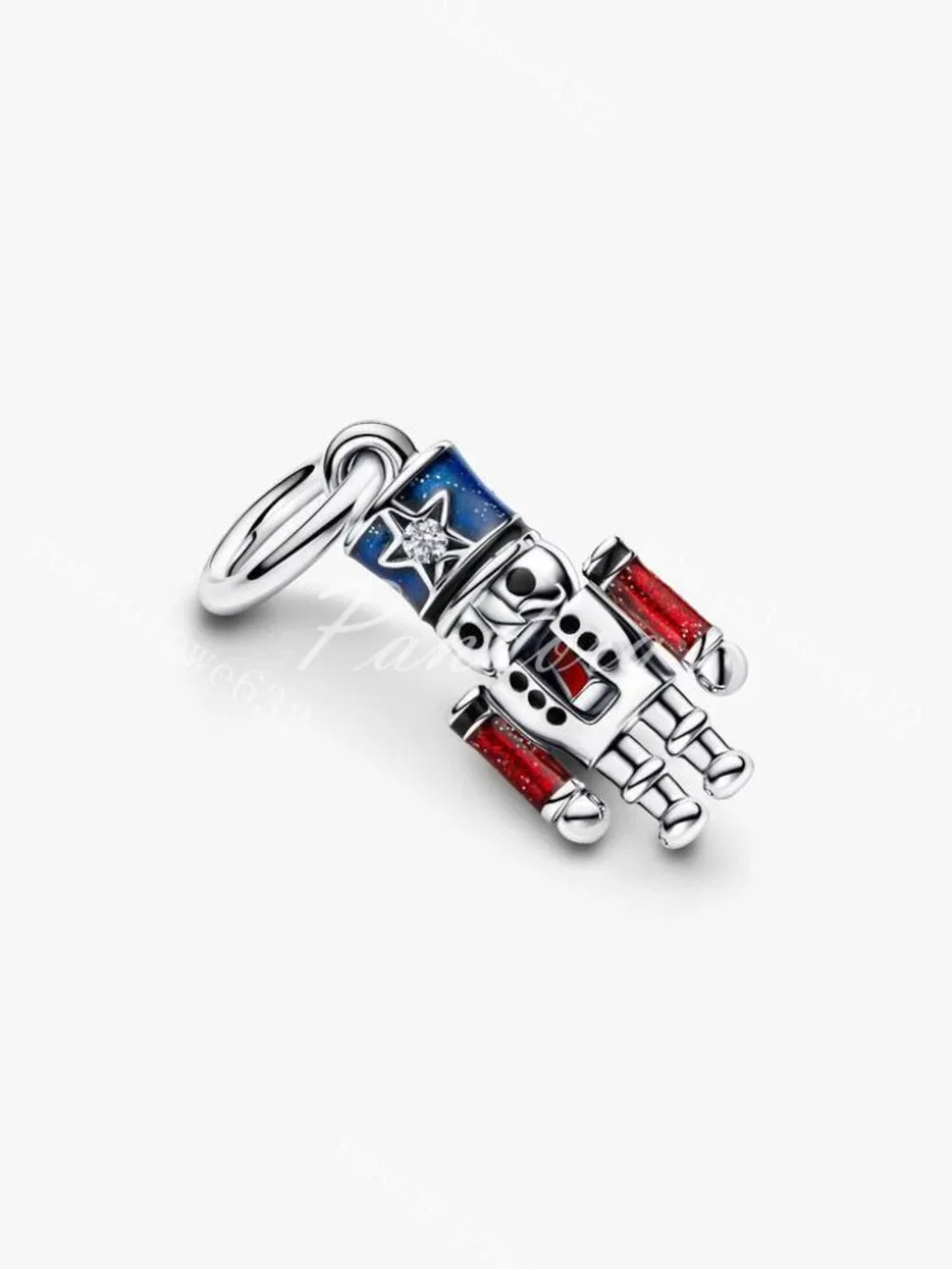 Pandora Moveable Nutcracker Dangle Charm