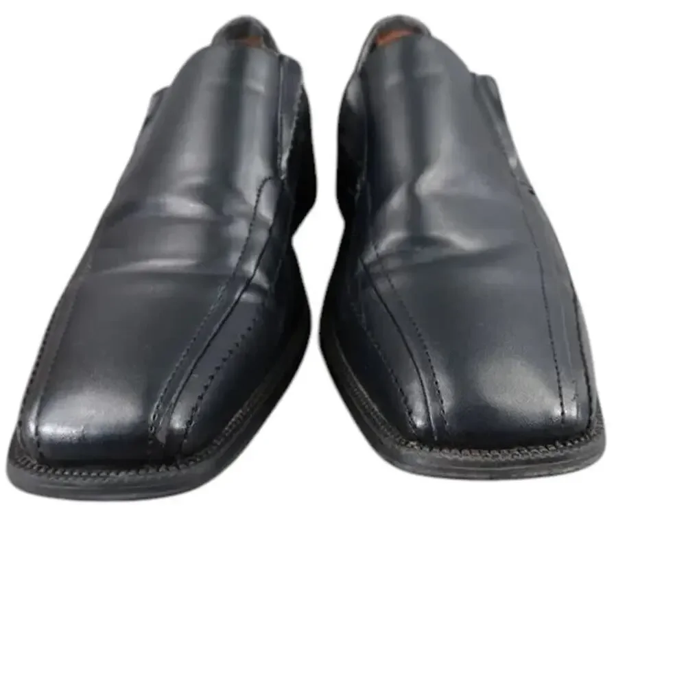 Alfani Shoes Mens 12 Loafer Slip On Dress Formal Classic Ascher Square Toe Black