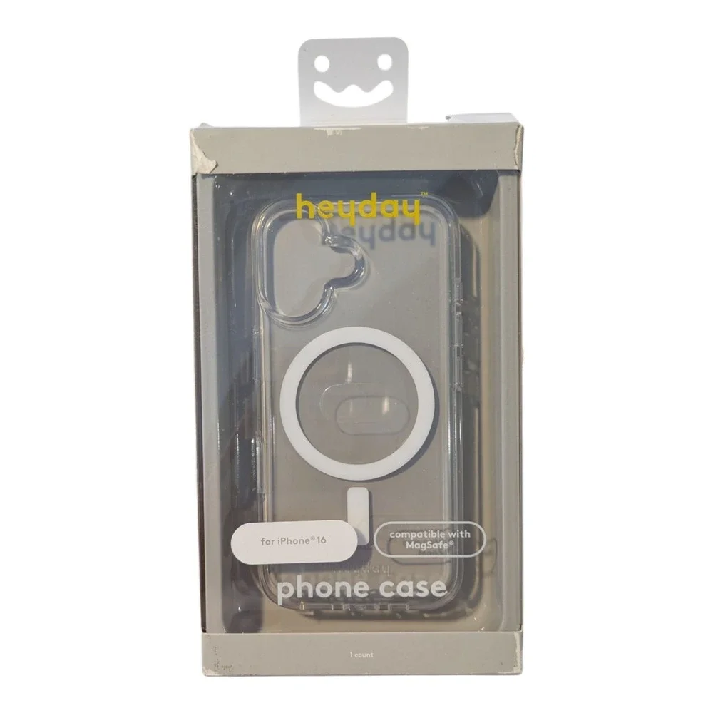 C6. Heyday Square Edge MagSafe Case For Apple iPhone‎ 16 - Clear