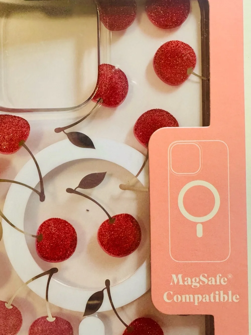 Sonix Clear Cherry MagSafe-Compatible IPhone 16 Pro Max Case