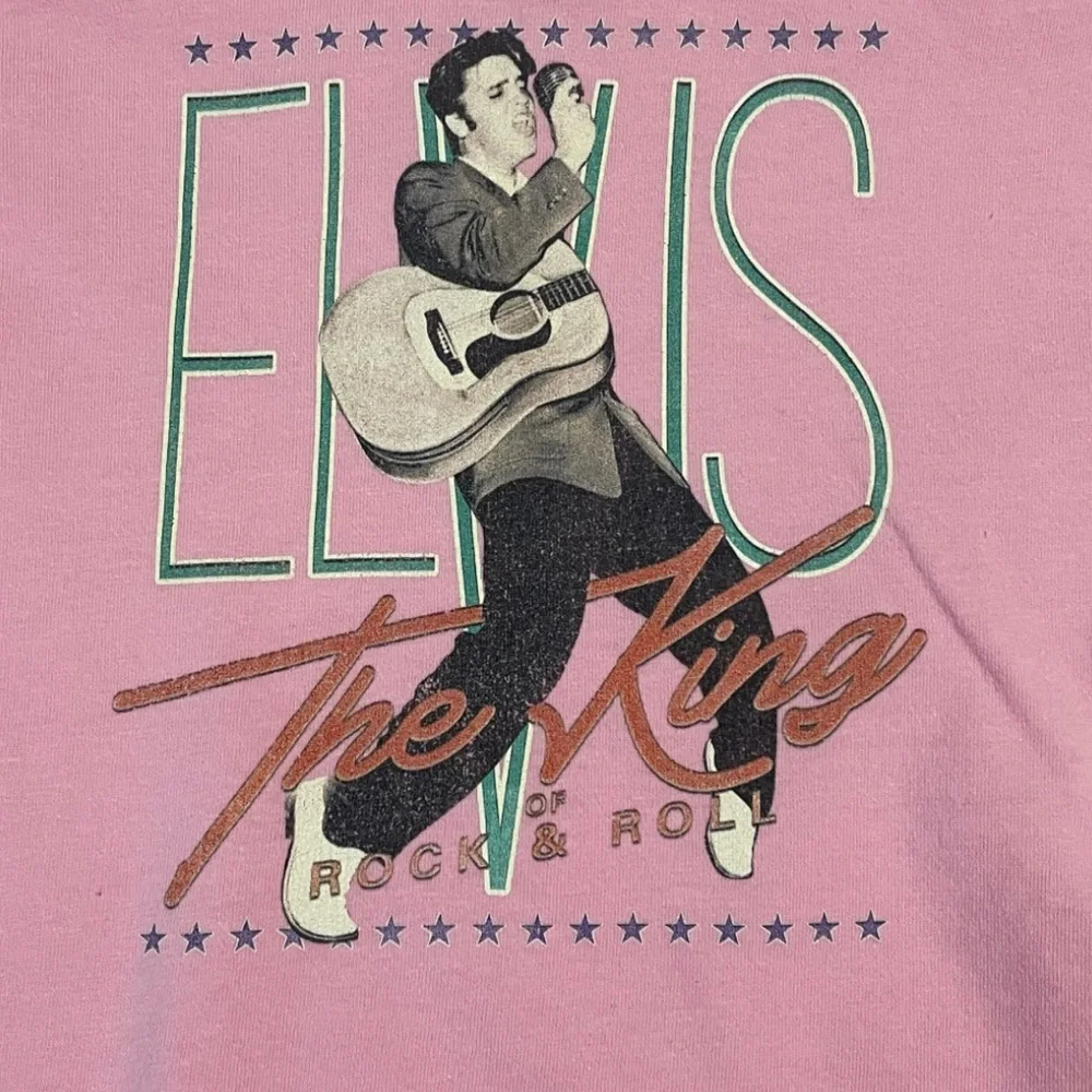 Elvis Pink Graphic Kids T-Shirt