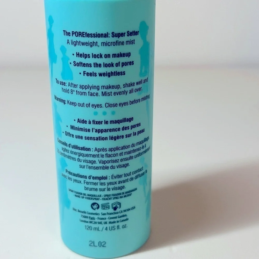 Benefit Cosmetics POREfessional Super Setter Pore-Minimizing Setting Spray