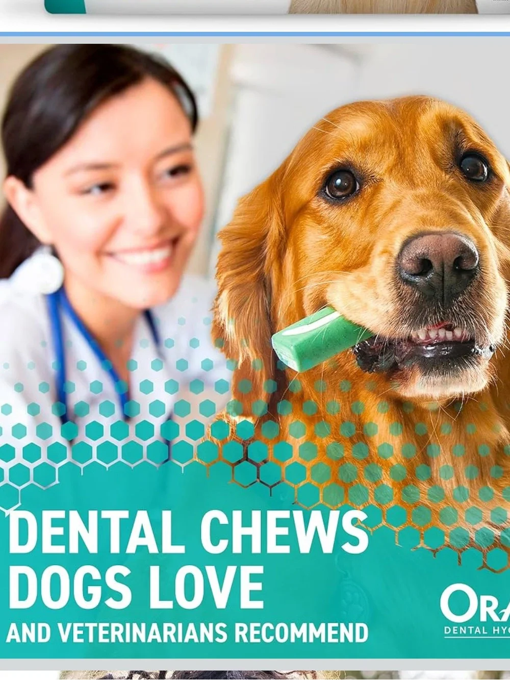 ORAVET Dental Chews for Dogs, Oral Care and Hygiene Chews