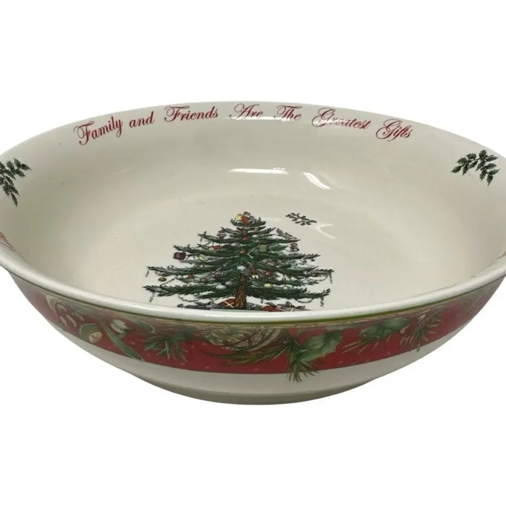 Spode Christmas Tree 2015 Annual Large Serving Bowl Limited Edition 10
