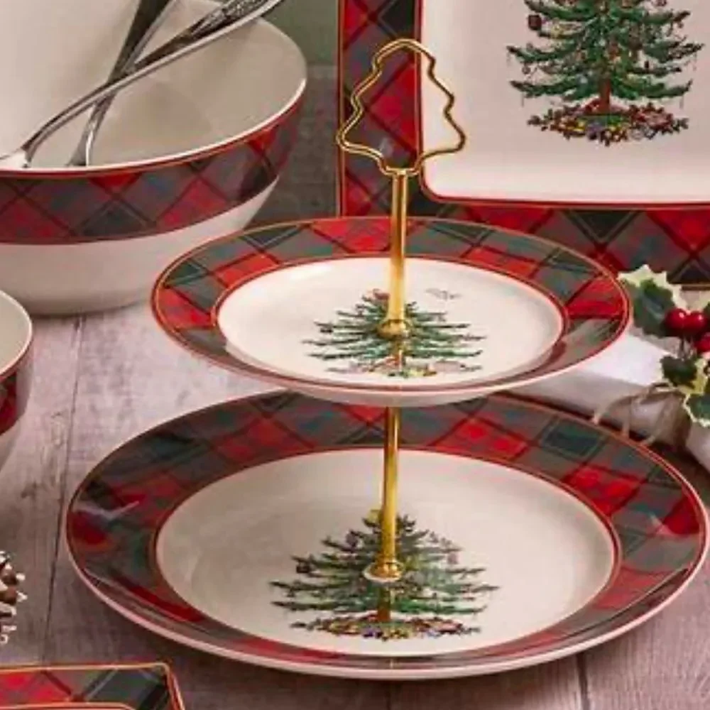 Spode Christmas Tree 2015 Annual Large Serving Bowl Limited Edition 10