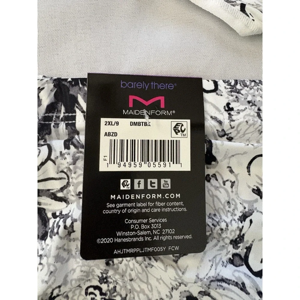 NEW Maidenform Bikini Barely There Invisible Look Panties 4 Pair DMBTBK 2XLarge