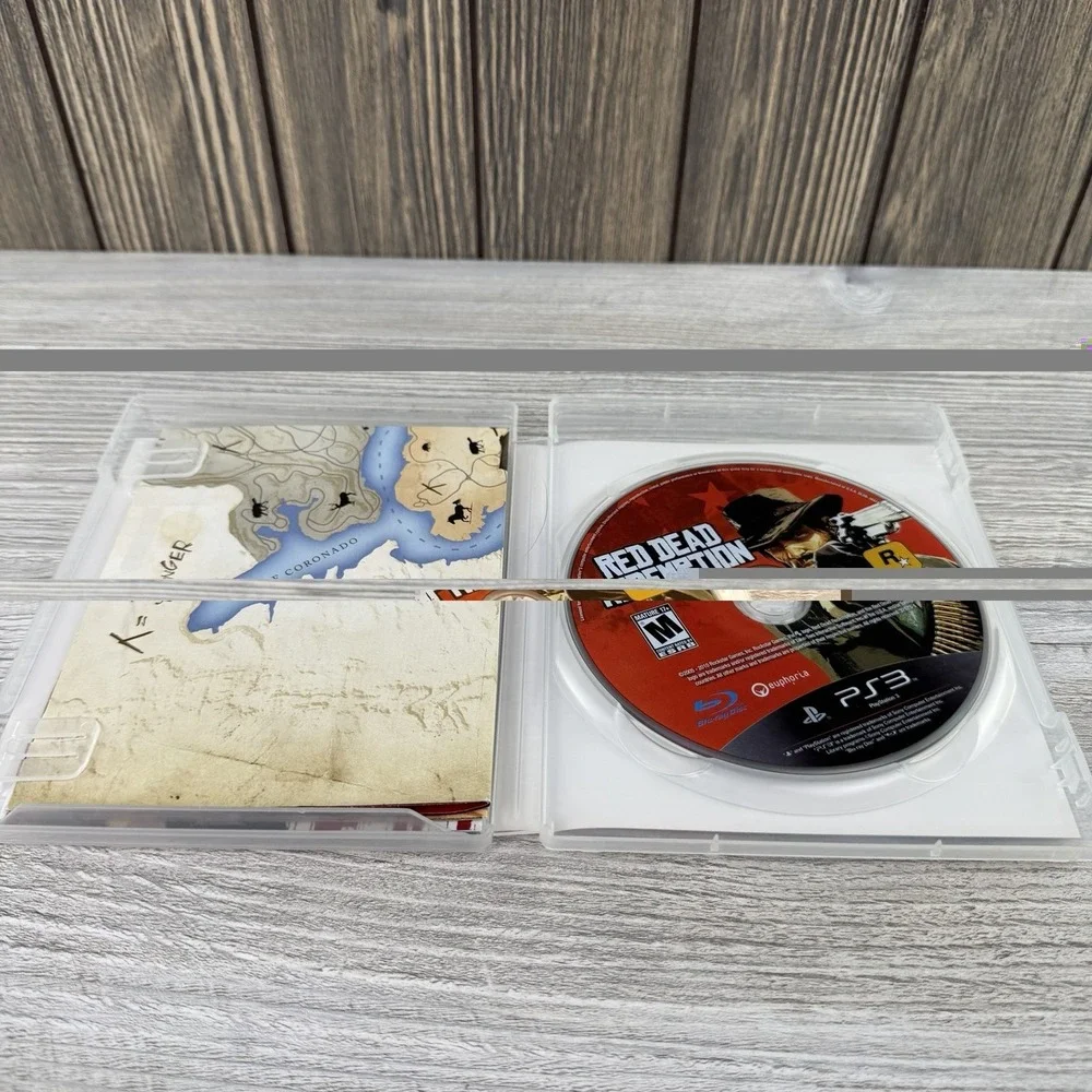 Red Dead Redemption PS3 Sony PlayStation 3 2010 CIB Complete w Map