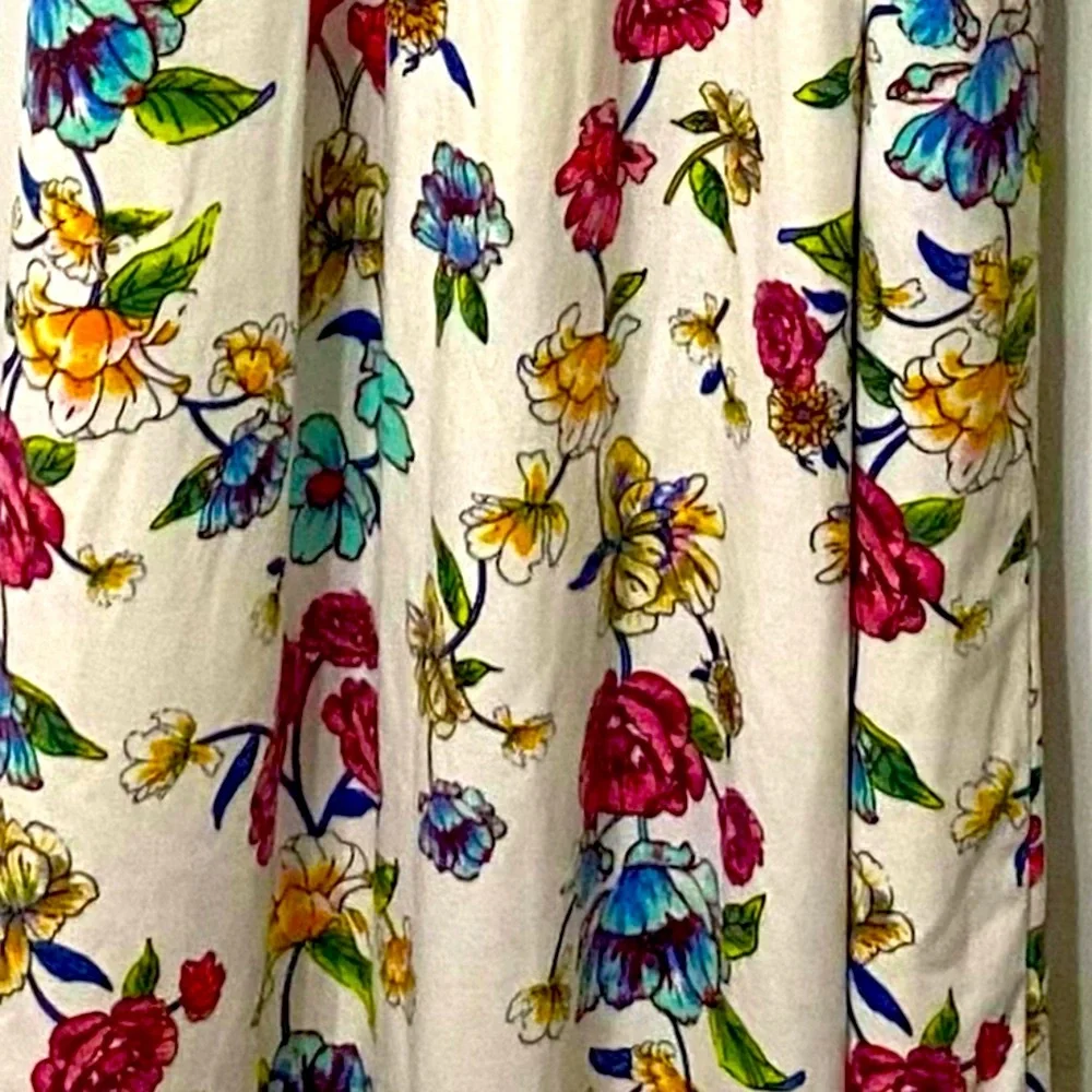 PAPER DOLL Maxi Dress, Hi Lo, Floral, Sz 16, XXL, Sleeveless, Garden girl