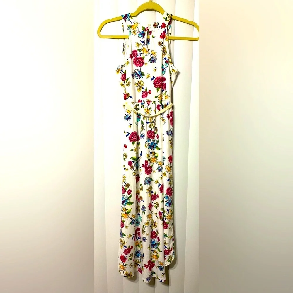 PAPER DOLL Maxi Dress, Hi Lo, Floral, Sz 16, XXL, Sleeveless, Garden girl