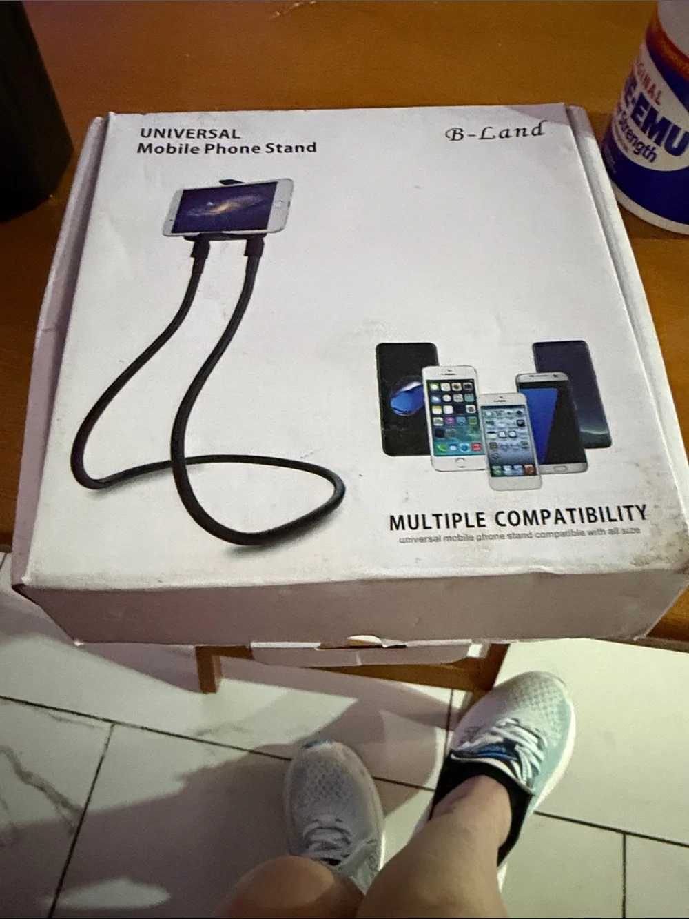 Universal Flexible Mobile Phone Stand - Black