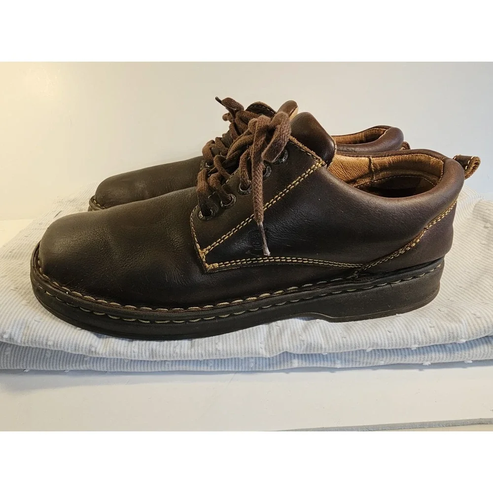 Born‎ Men's Brown Leather VGC  tie casual shoes - mens 8M