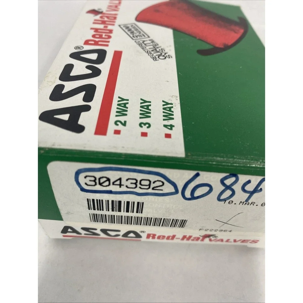 ASCO RED-HAT valves rebuild kit 304392 BRAND NEW SERIES 8220‎ DAMAGED BOX