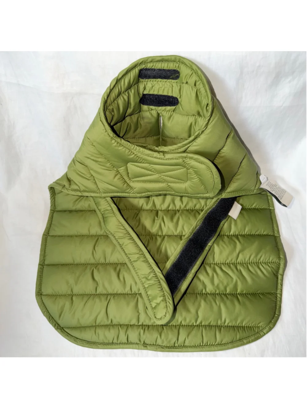 LL Bean Med/Large Olive Green Puffer Dog Vest Parka