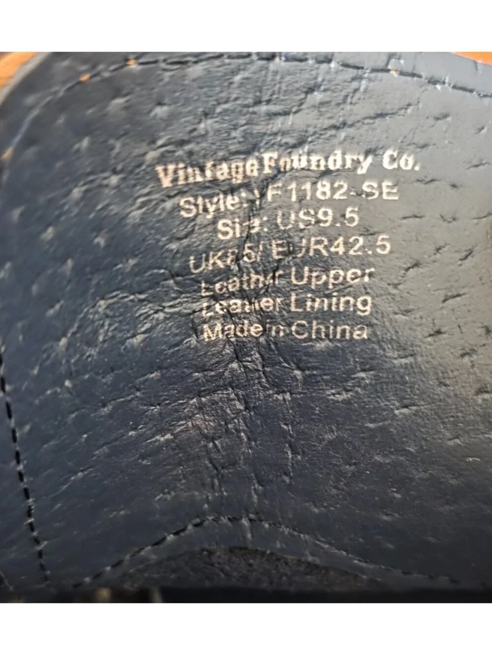 Vintage Foundry Co. Wingtip Oxford (SKU#2108)