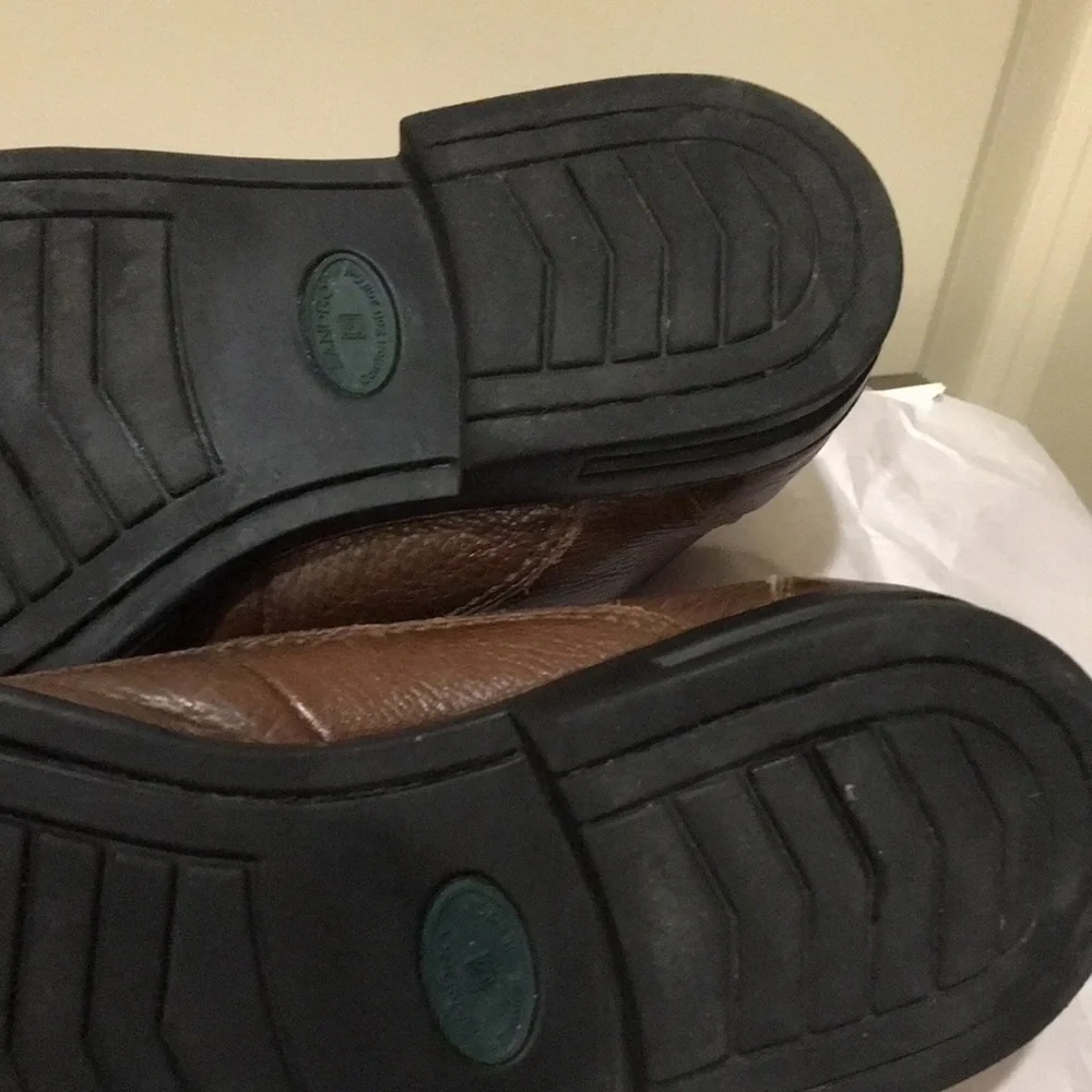Sandro men Leather Slip-on loafer shoe Comfort Soft Gel made Brazil Size 11