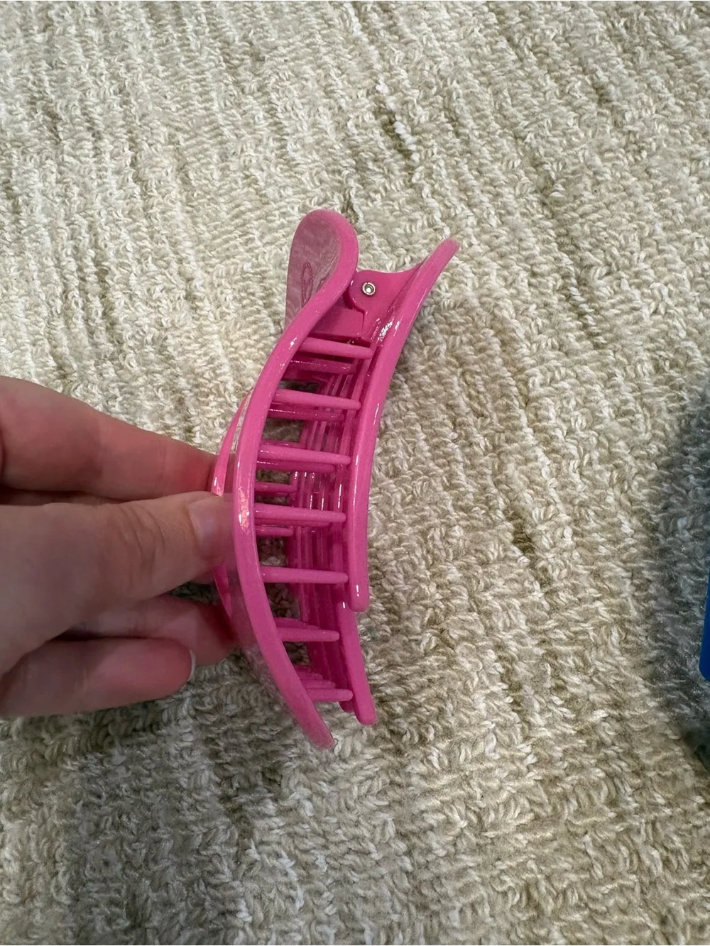 Teleties Bright Oval Hair Clips - Pink, Blue, Yellow