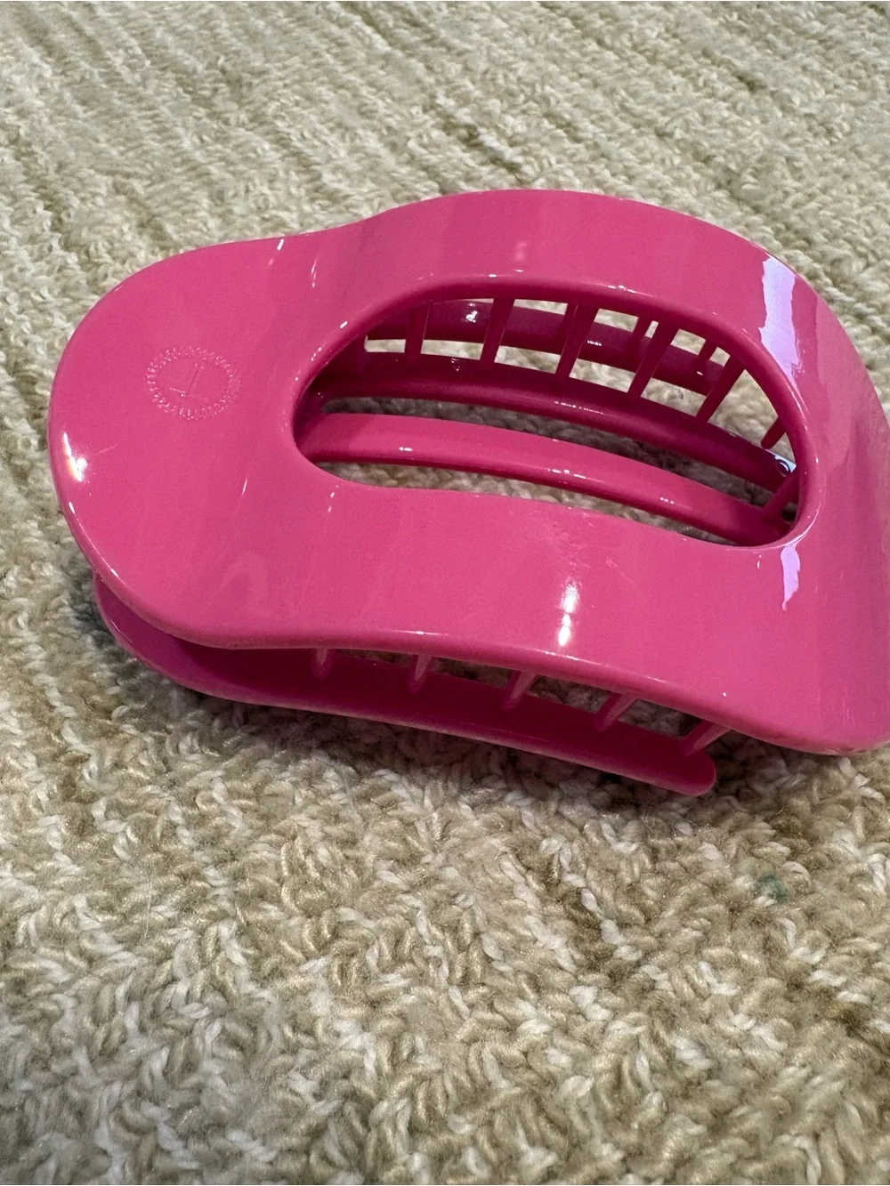 Teleties Bright Oval Hair Clips - Pink, Blue, Yellow