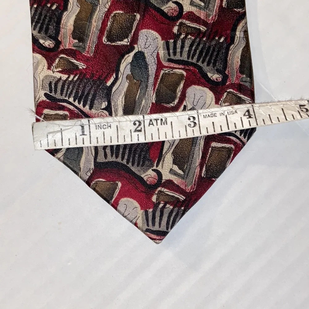J. Garcia Men’s Courtyard Performance Collection 15 Silk Necktie
