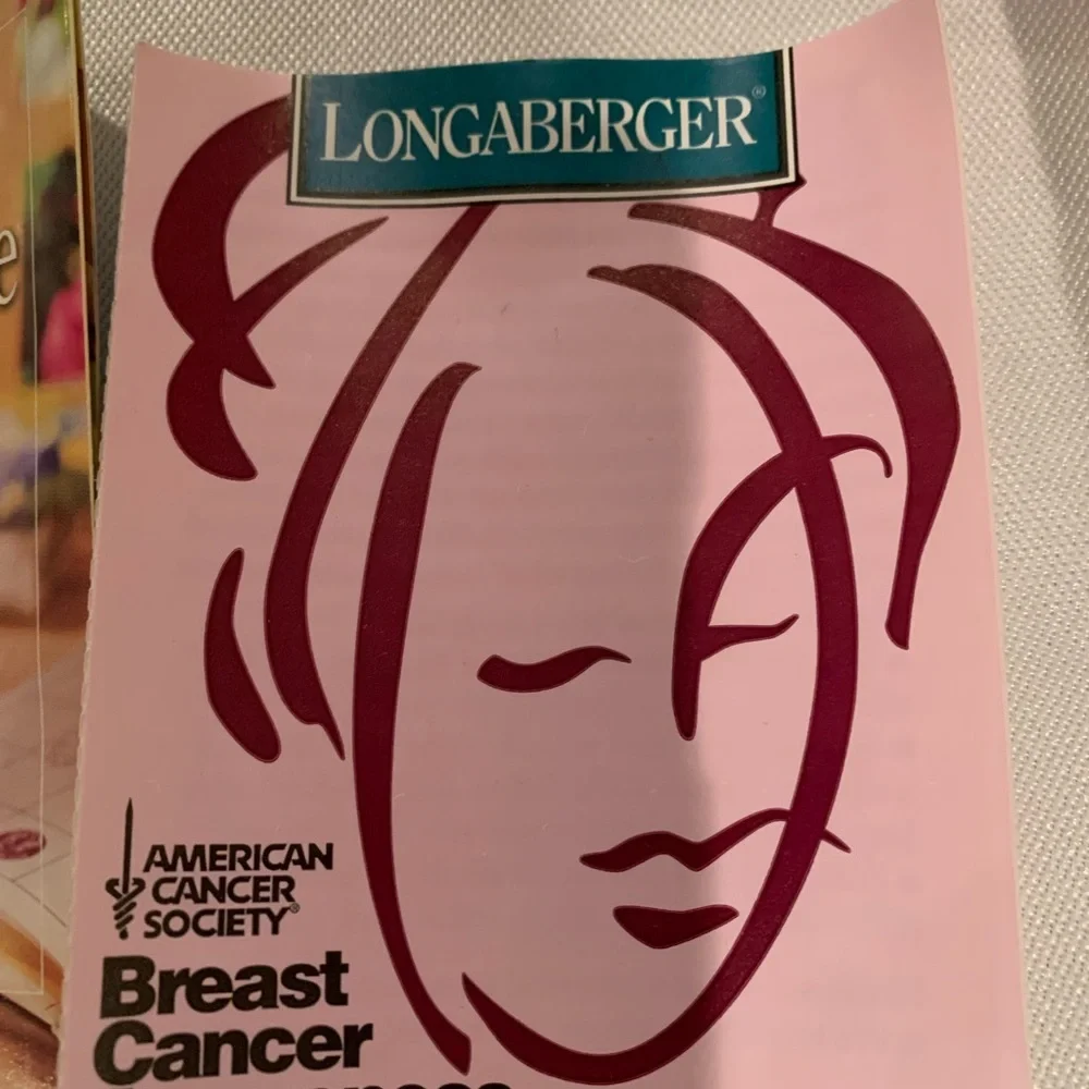 Longaberger 1998 Horizon Of Hope Cancer Basket. 4th In The Series.