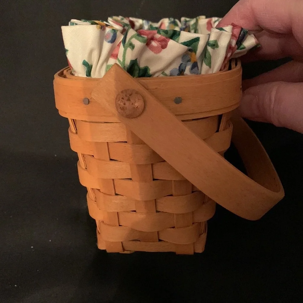 Longaberger 1997 Horizon Of Hope Cancer Basket. 3rd In The Series.