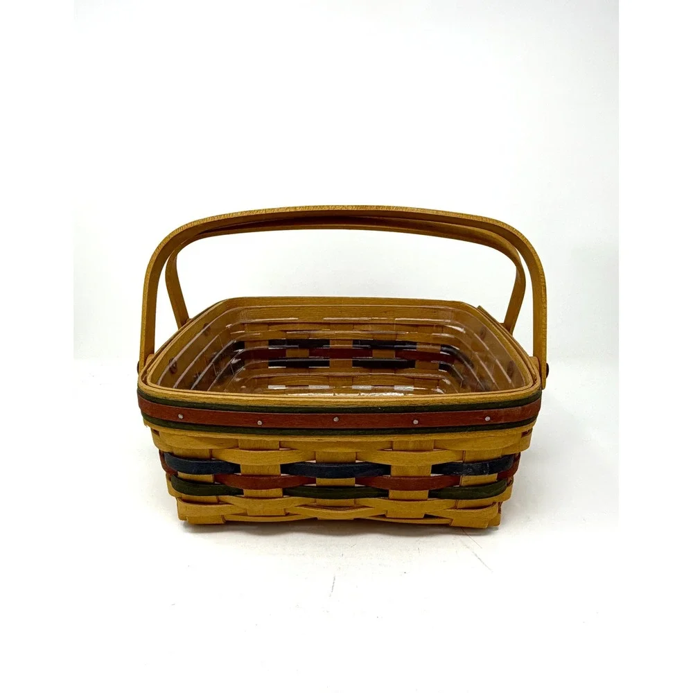 1997 Longaberger Bountiful Harvest Basket 12254 Protector Shades of Autumn USA