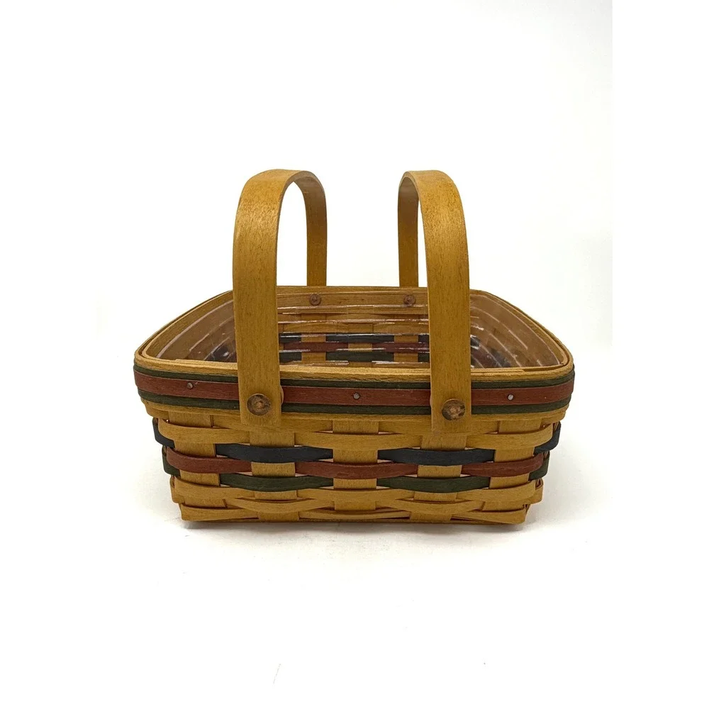 1997 Longaberger Bountiful Harvest Basket 12254 Protector Shades of Autumn USA
