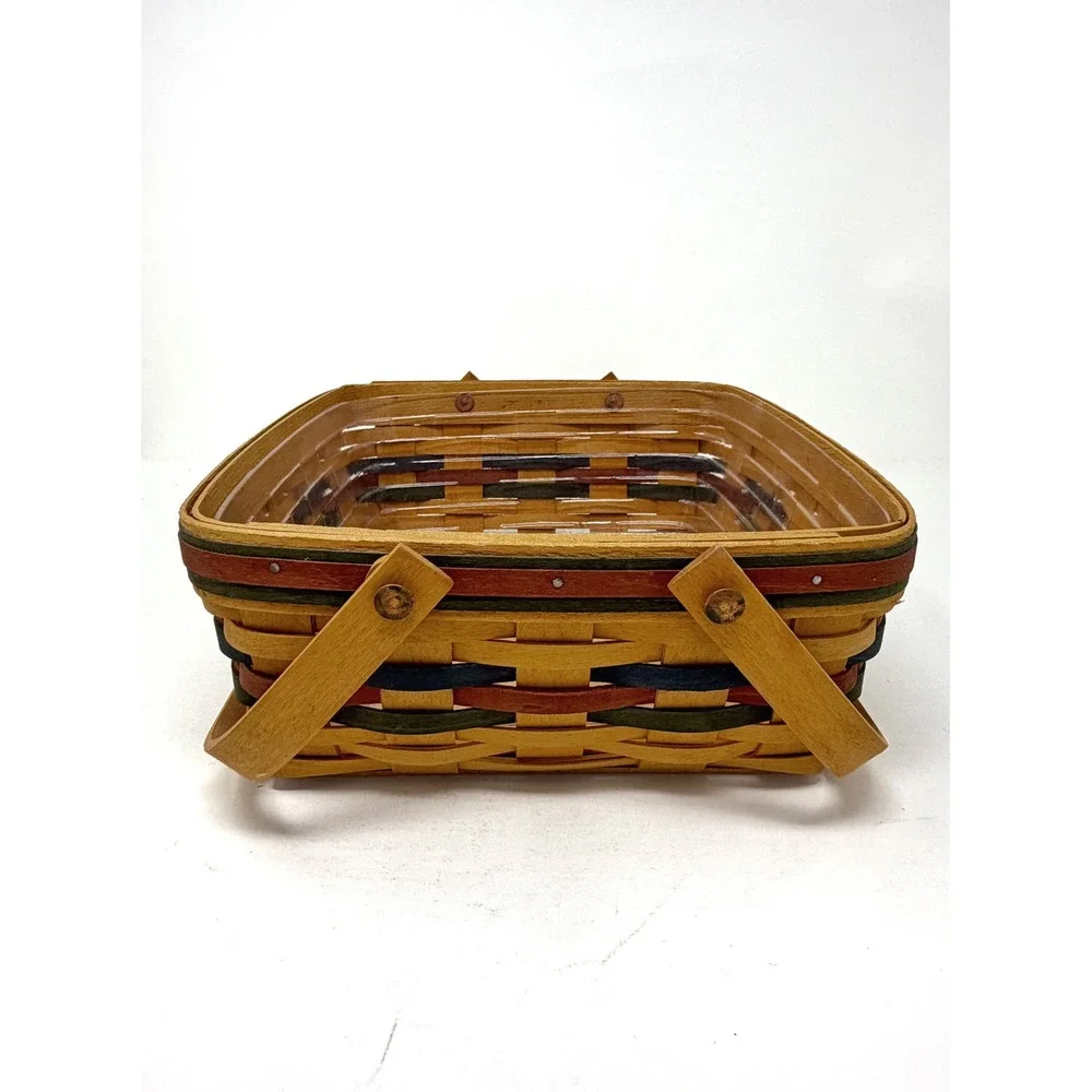 1997 Longaberger Bountiful Harvest Basket 12254 Protector Shades of Autumn USA