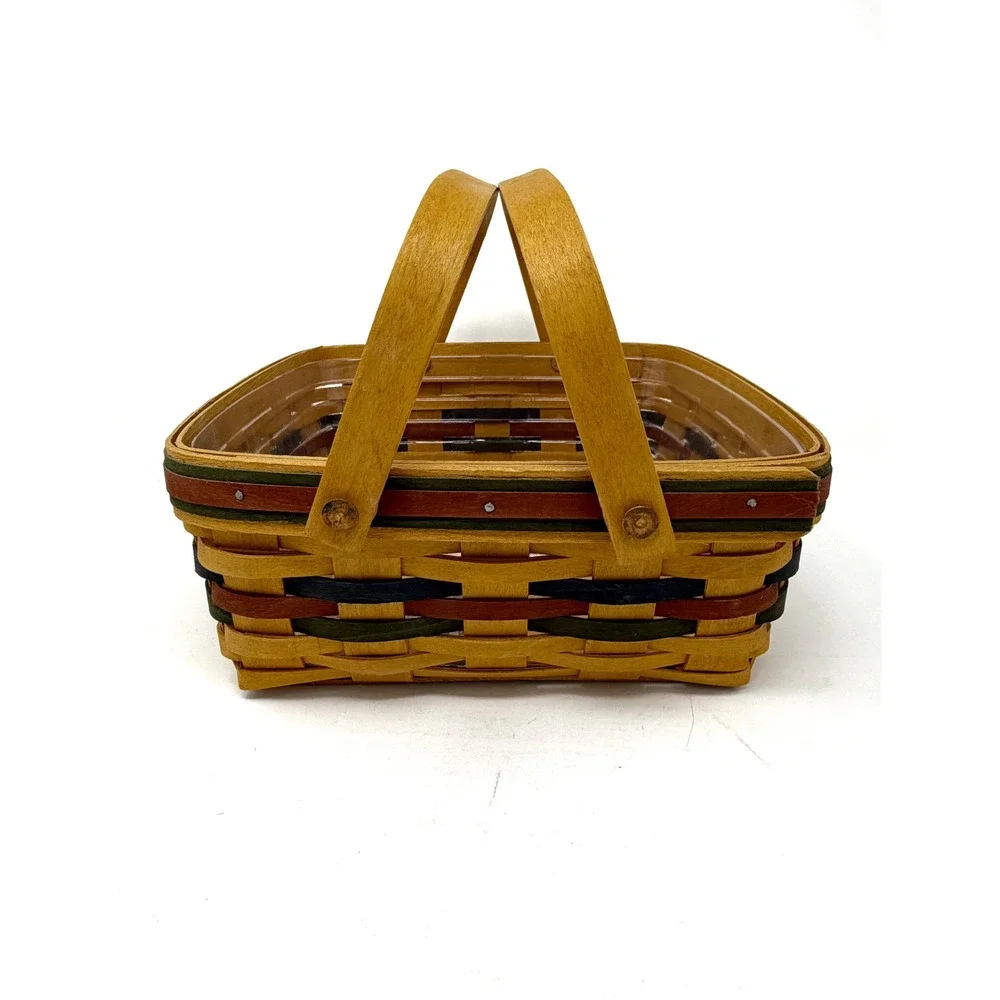 1997 Longaberger Bountiful Harvest Basket 12254 Protector Shades of Autumn USA