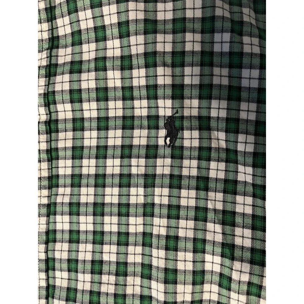 Polo Ralph Lauren Dress Shirts Youth Size XL Plaid Long Sleeve Button Up Lot X2