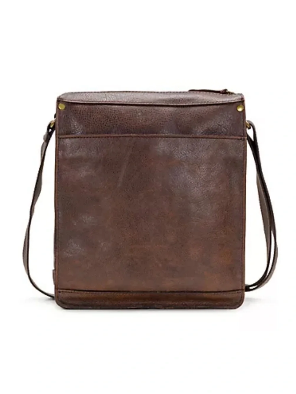 Patrica NASH Men's Brown Leather Messenger Bag