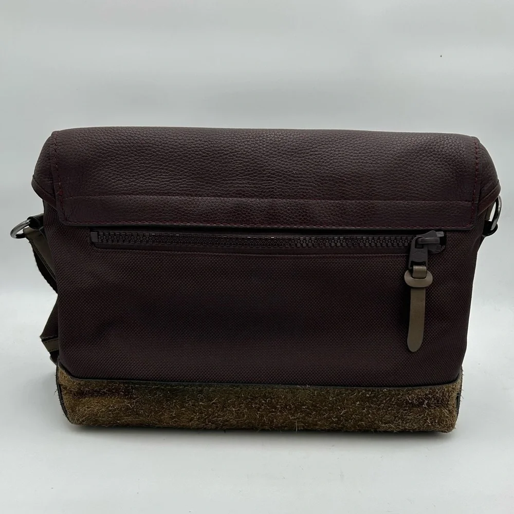 RARE Coach Brown Leather Manhattan Bike Bag